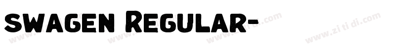 swagen Regular字体转换 swagen Regular字体转换